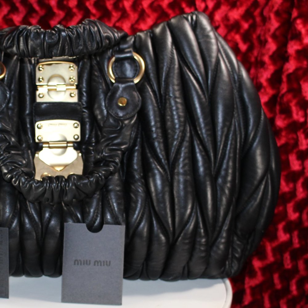 MIU MIU Matelasse Large Hobo - Like New